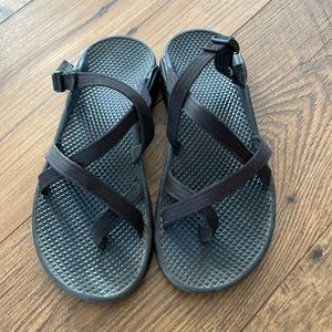 Chaco Z sandals Black Size 7, adjustable with toe loop but no back